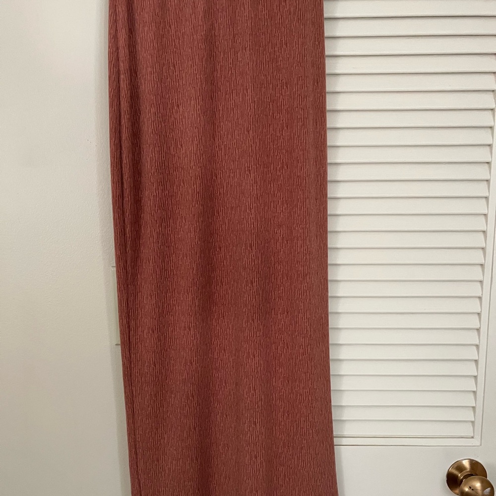 Rust Red Maxi Skirt